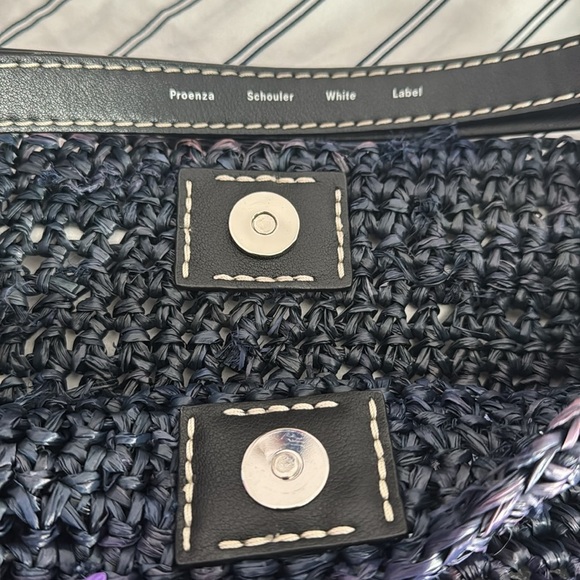Proenza Schouler Minetta Raffia Shoulder Bag - Picture 14 of 17
